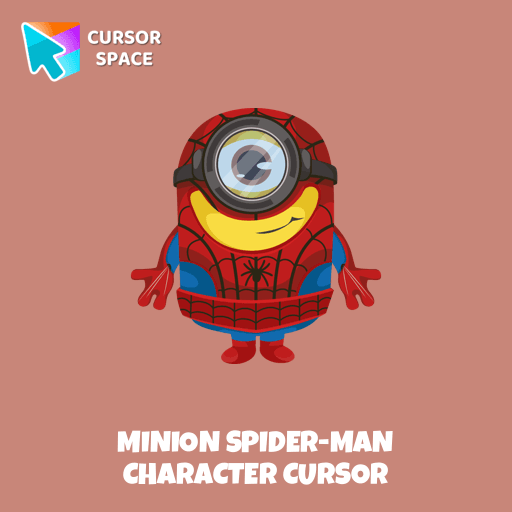 Minion Spider-Man Character cursor